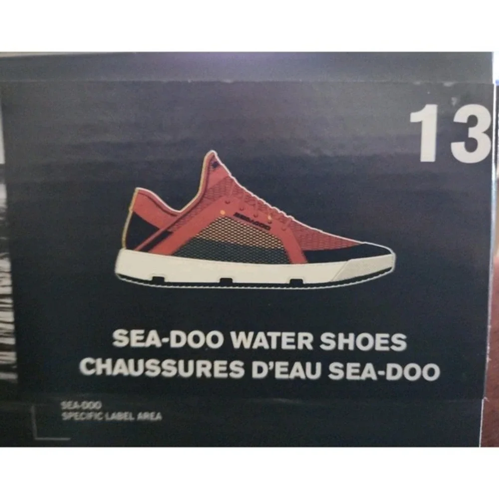 Sea‎ Doo PWC Jet Ski Riding Water Shoes Mens Womens Unisex Size 13 New